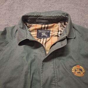 Burberry Men's Green Jacket